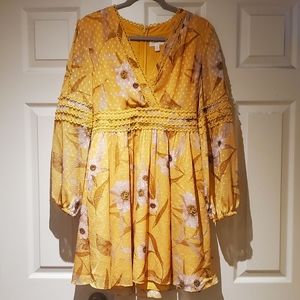 Ted Baker Cabana long sleeve mini dress